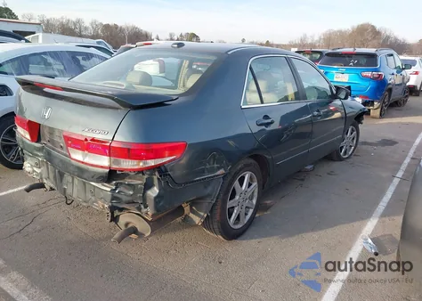 2004 Honda Accord 3.0 Ex z USA, uszkodzony, nr VIN 1HGCM66804A100912